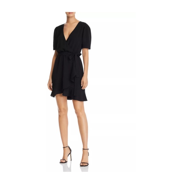 AQUA Ruffled Faux-Wrap Dress - 100% Exclusive - Picture 1 of 2
